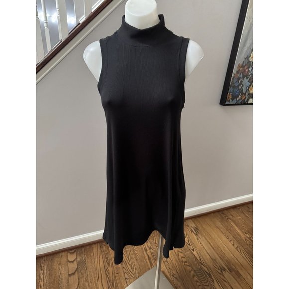 Lululemon Gone for the Week Ribbed Turtleneck Dress Black Size Small - Picture 3 of 5